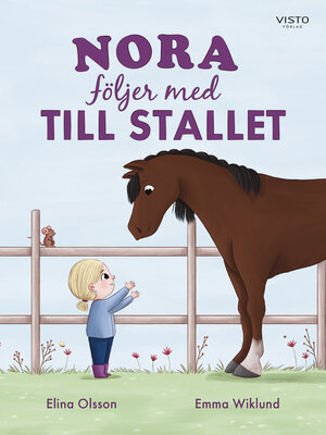 cover image of Nora följer med till stallet